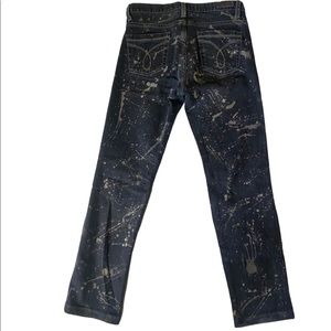 Calvin Klein acid wash low rise jeans